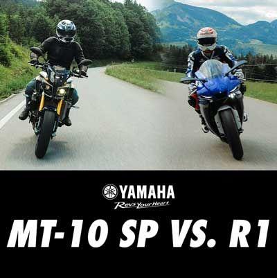 Yamaha R1 und MT10SP im Vergleich