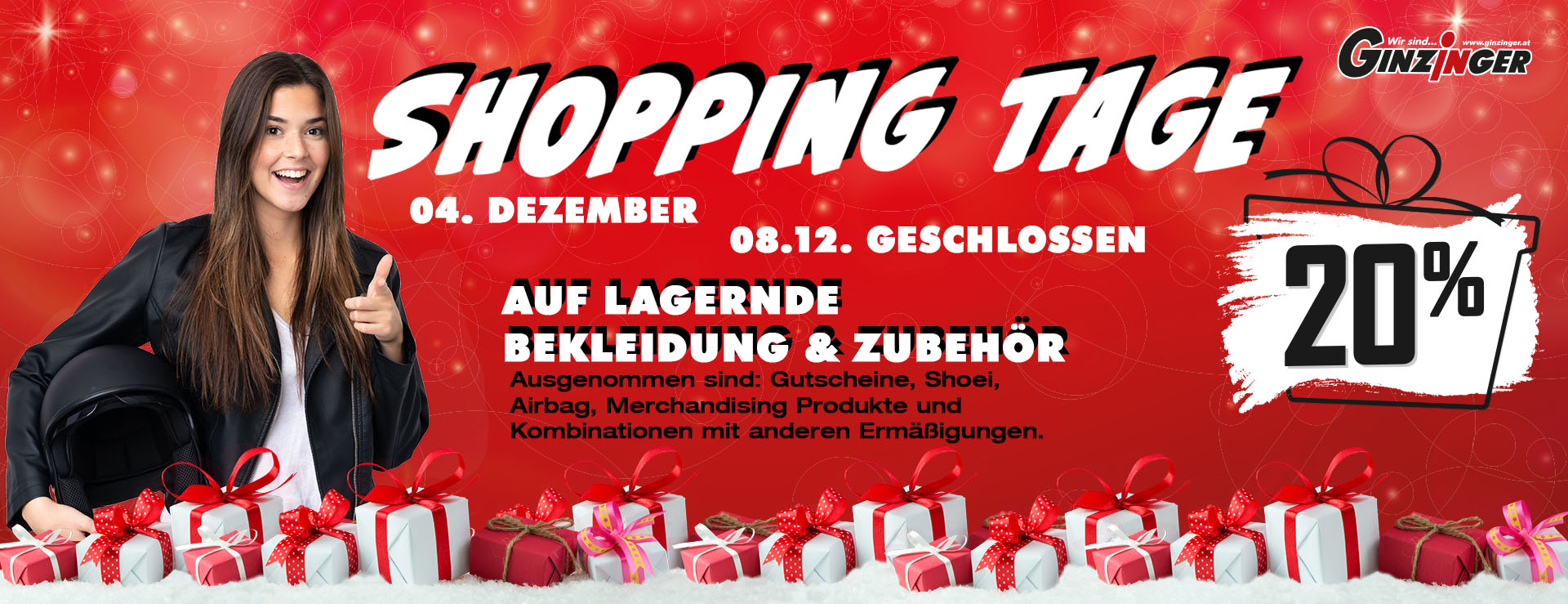 Shoppingtage bei Ginzinger