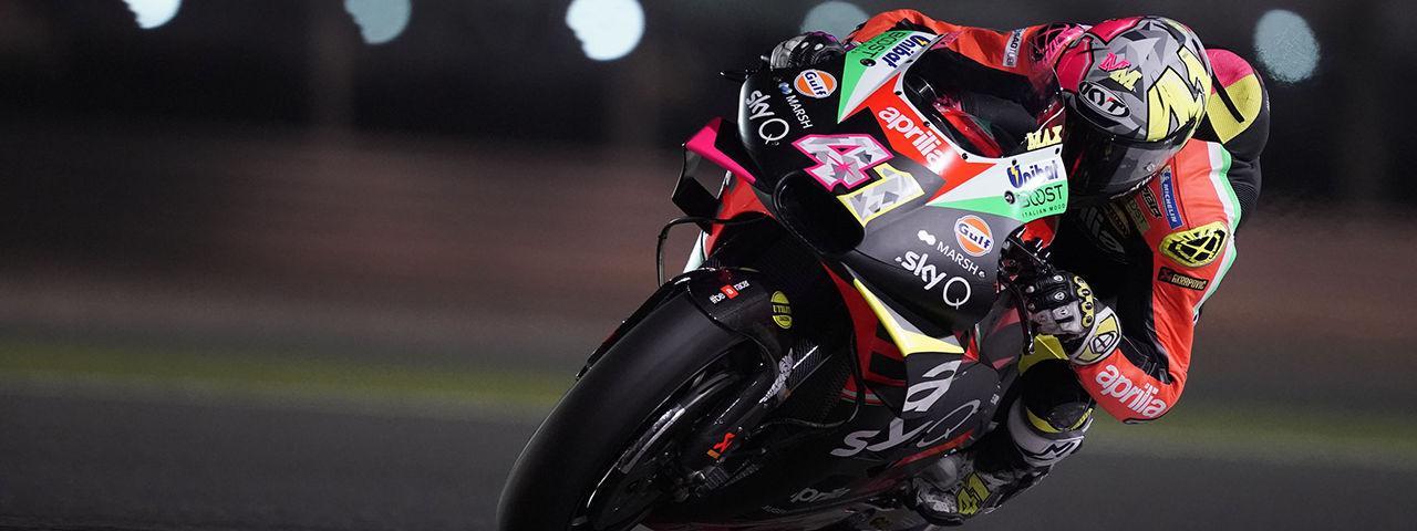 Team Gresini Aprilia in Qatar