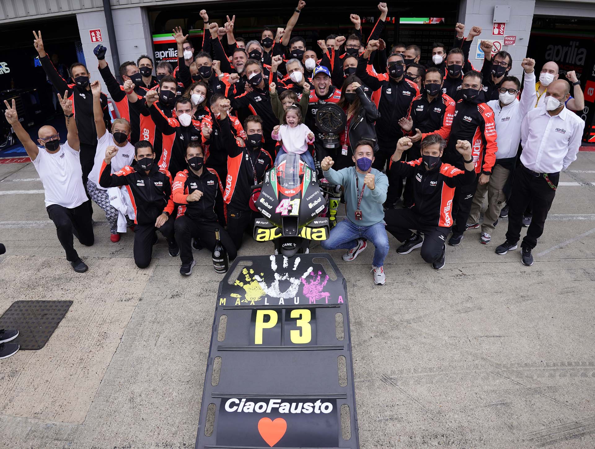 Aprilia Podium 3.Platz