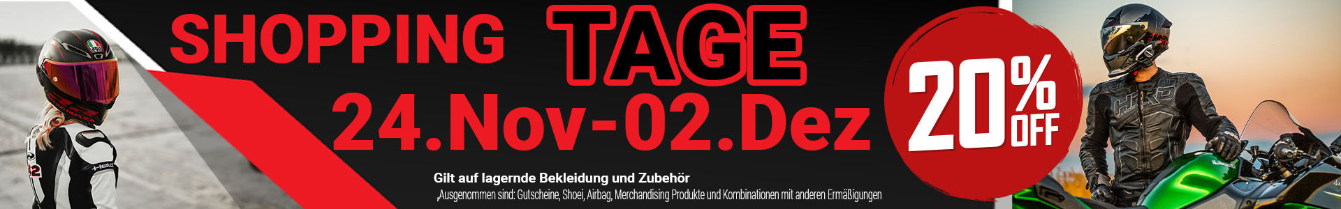 Shopping Tage im November