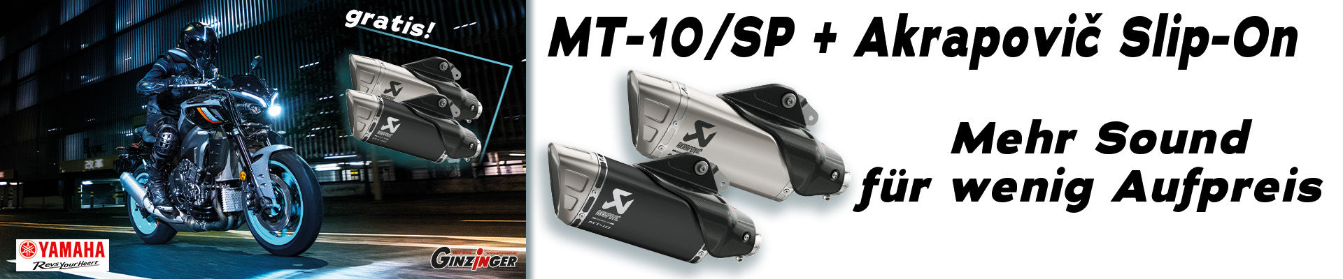 MT10 + gratis Akrapovic