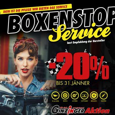 Boxenstop bei Ginzinger 