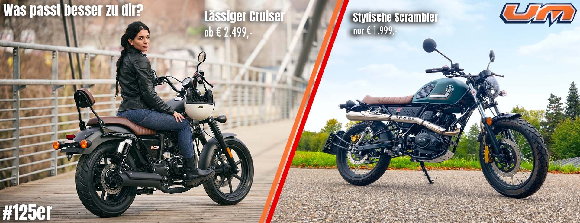 UM Motorcycles Aktionen