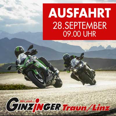 Motorradausfahrt Ginzinger Traun