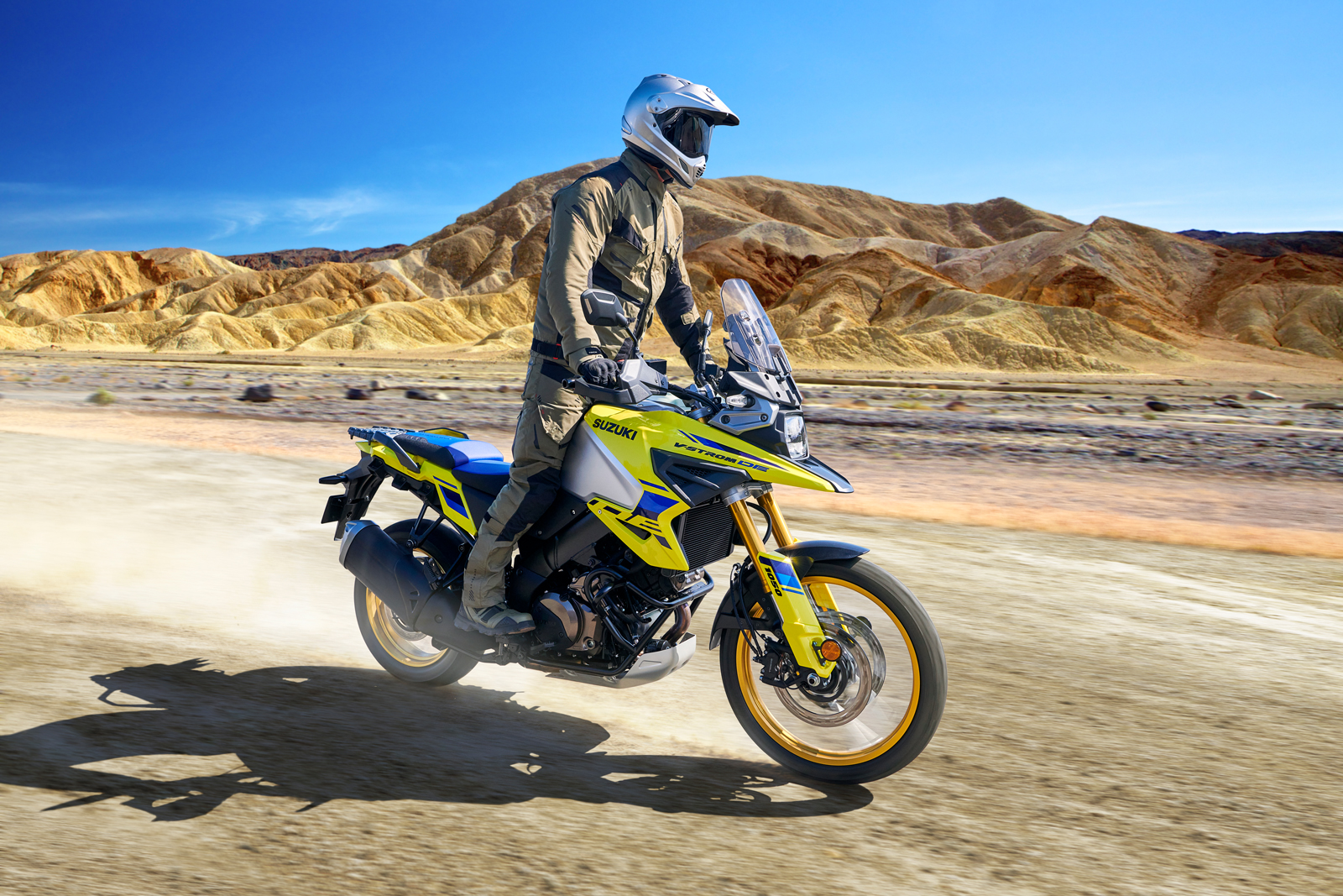 V-STROM 1050DE Fahren im Stand ist jetzt noch leichter.