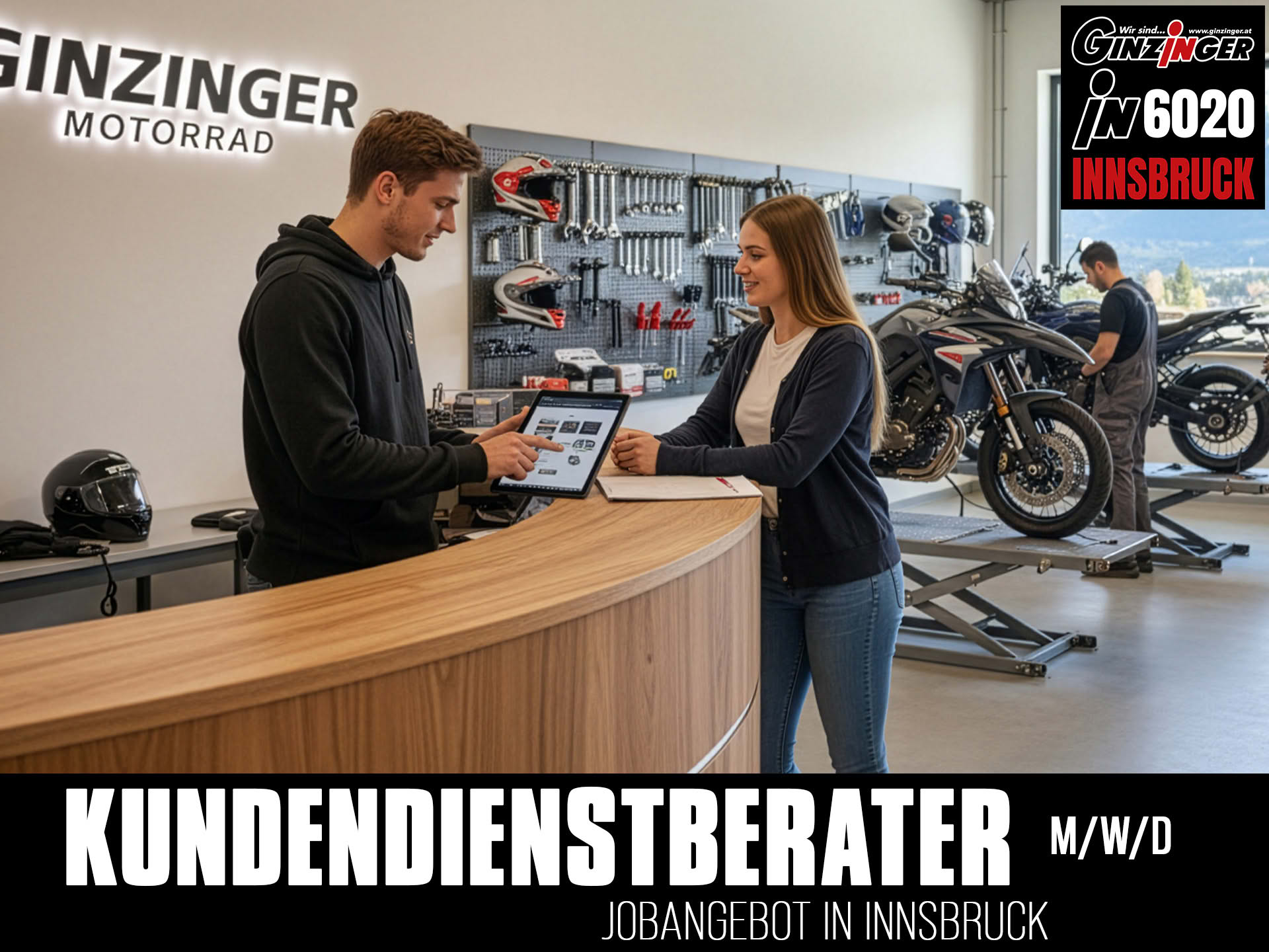 Kundendienstberater bei Ginzinger in Innsbruck