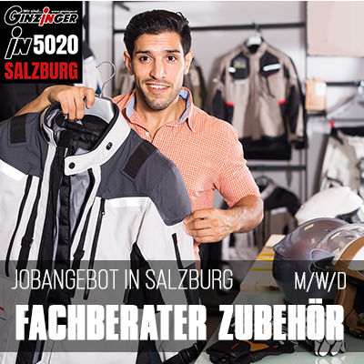 Wir suchen Fachberater für Motorradbekleidung