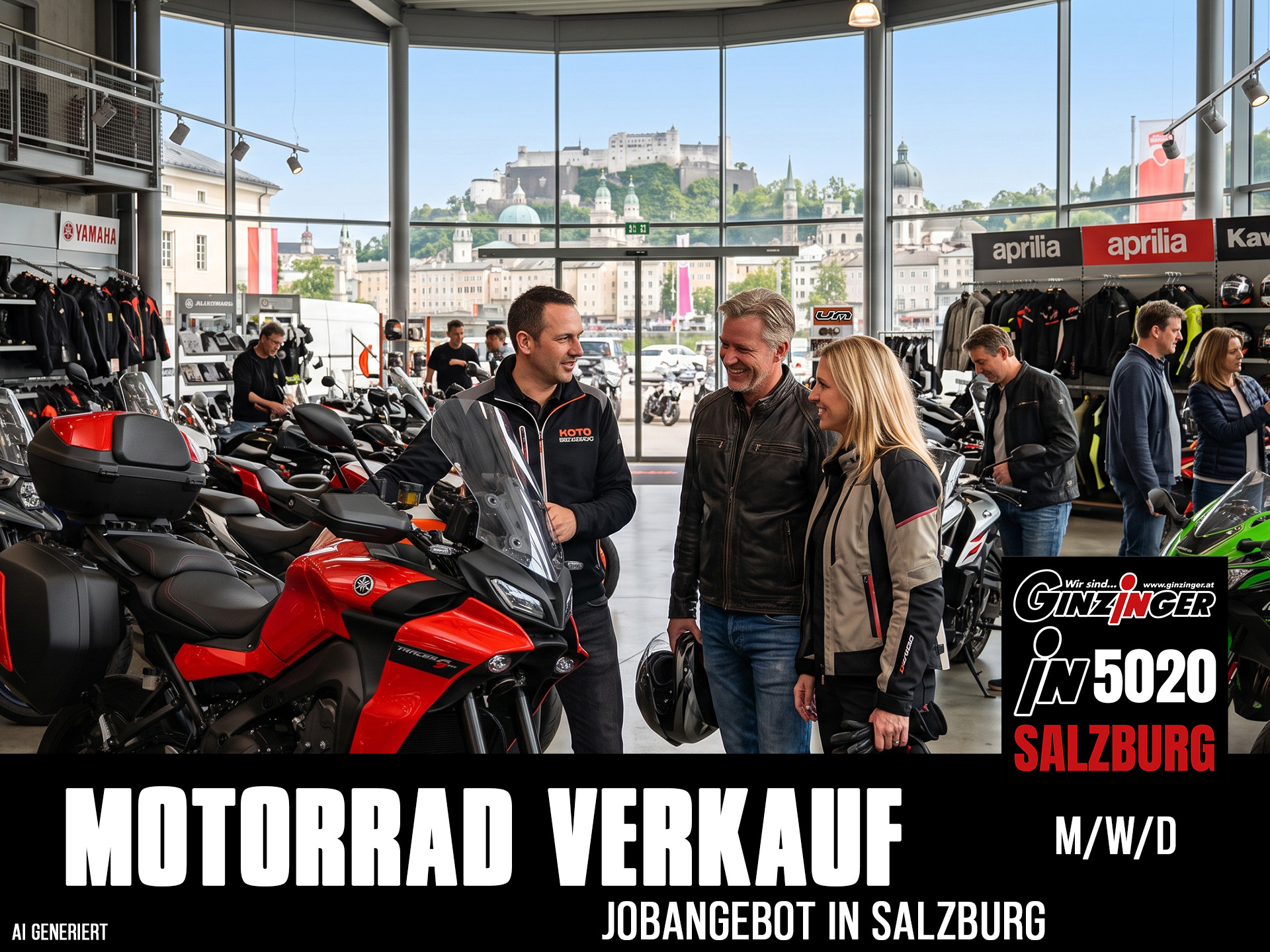 Motorradverkäufer Ginzinger Salzburg