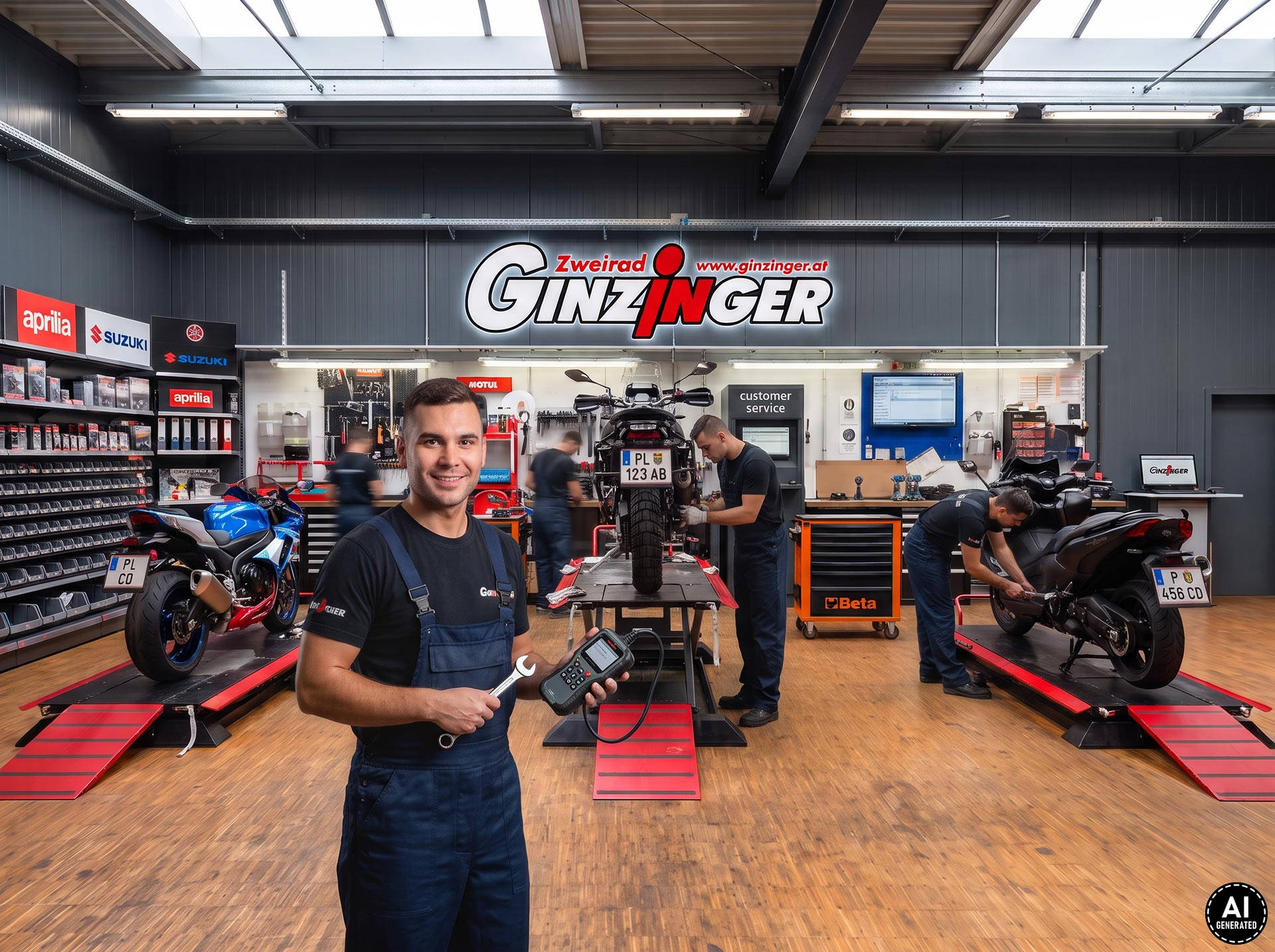 KFZ-Techniker in der Ginzinger Werkstatt St. Pölten