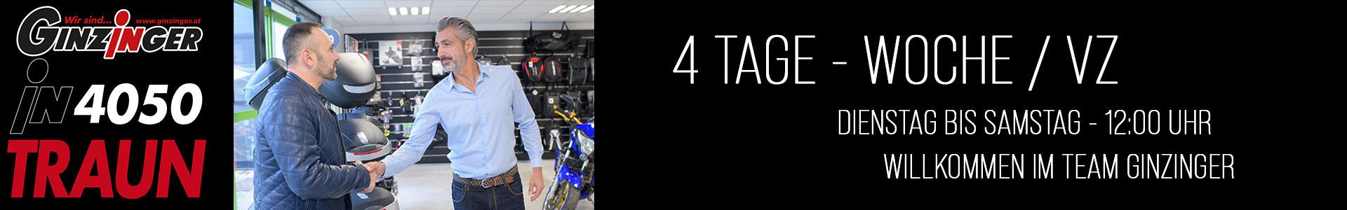 Motorräder verkaufen bie ZWeirad Ginzinger in Traun