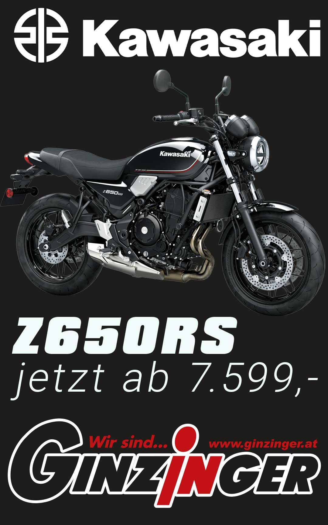Kawasaki Z650RS Aktion 
