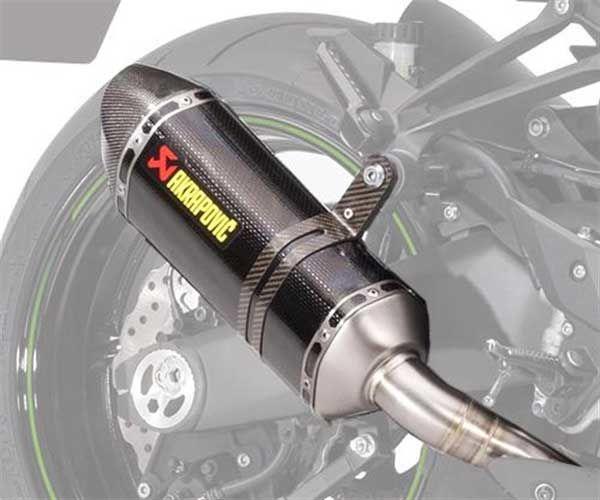 Akrapovic Doppel-Endschalldämpfer Carbon