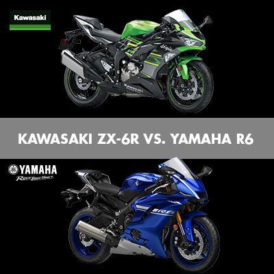 Kawasaki ZX-6R 636 und Yamaha R6 Vergleichstest