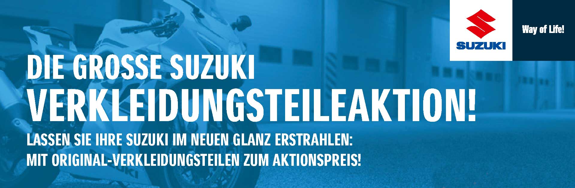 Suzuki Verkleidungsteileaktion