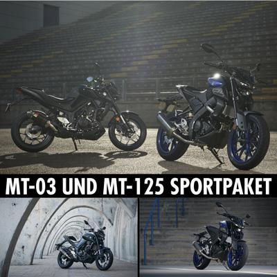 Sportpakete für die Modelle MT-125 und MT-03