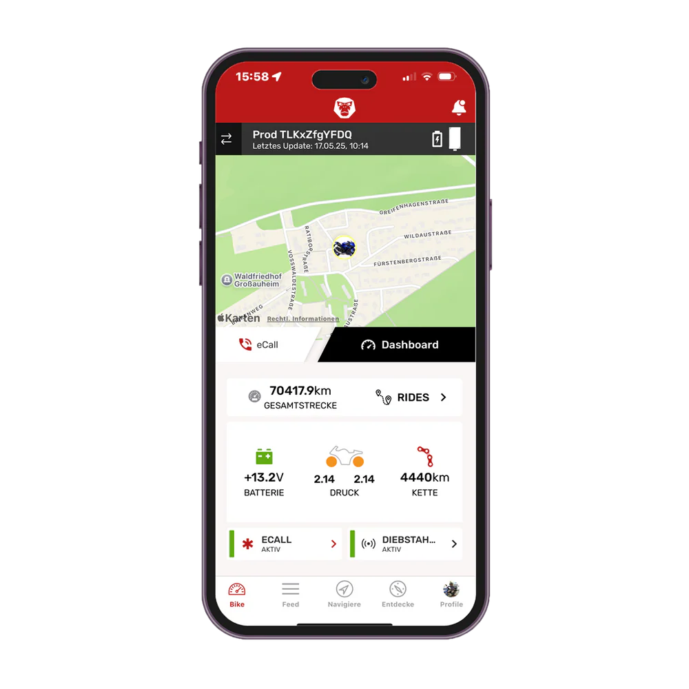 RideLink App Screen Analyse