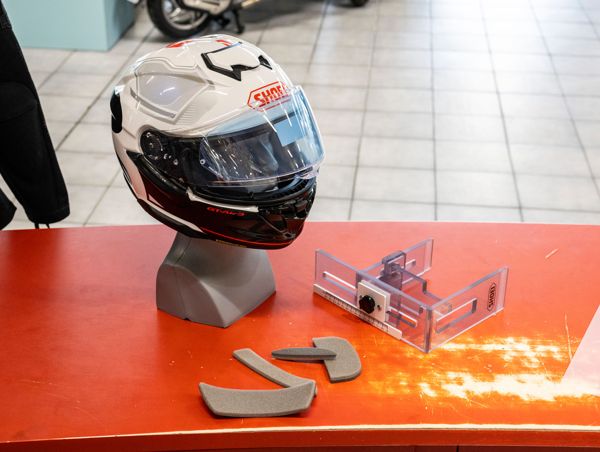 Shoei Helm perfekter Sitz