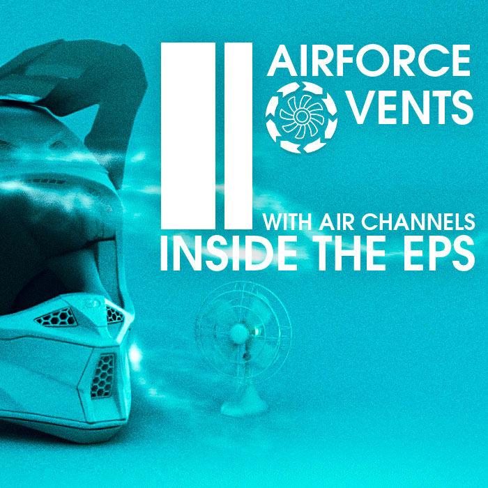 Airforce Belüftung mit Luftkanälen im EPS

