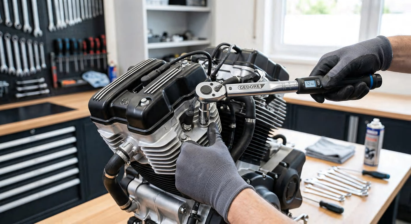 Werkstatt – Motorenarbeit