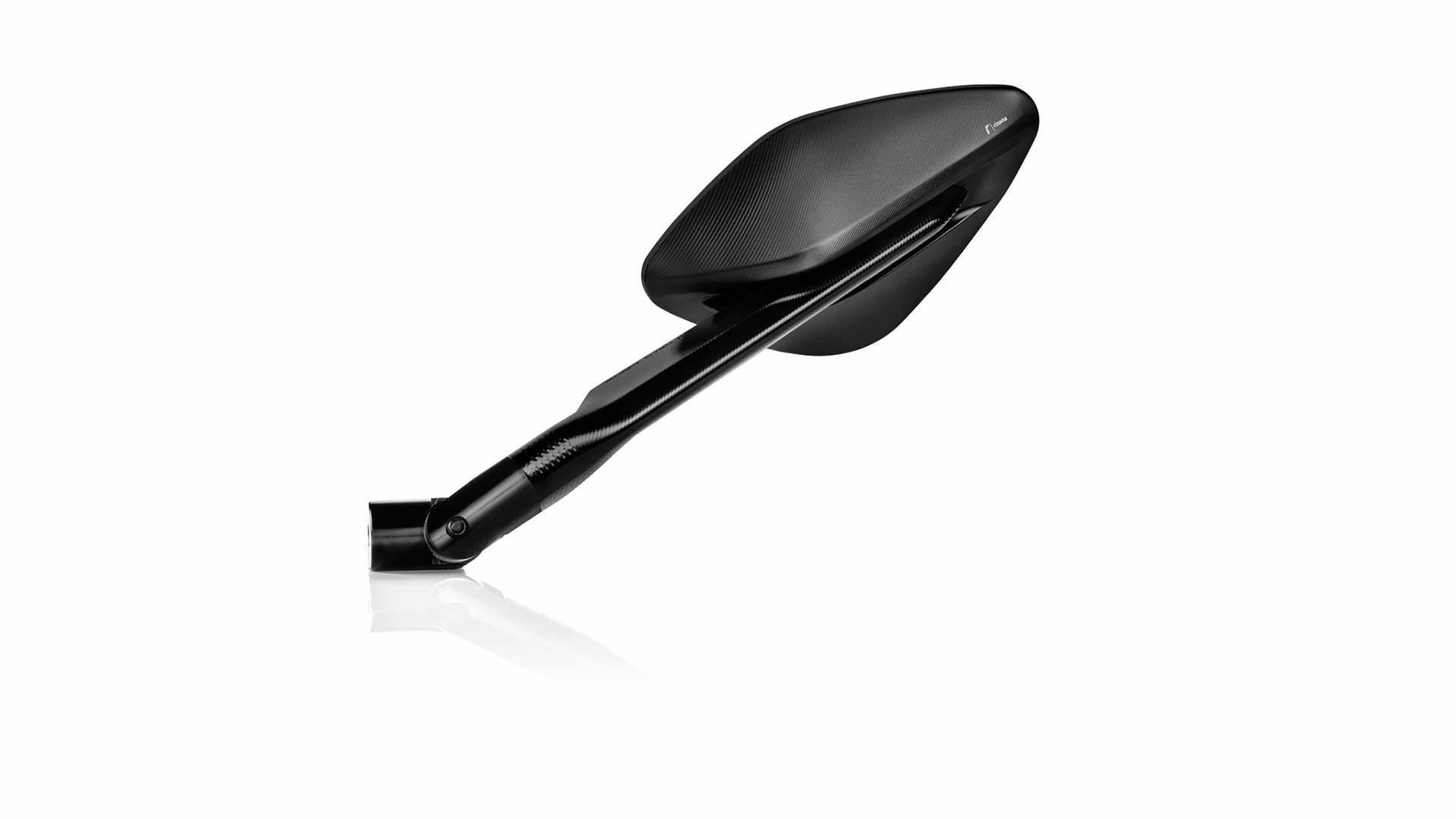 Der neue Spiegel „Namic“, inspiriert von Supersportwagen, gibt dank seiner aerodynamischen Form und der besonderen Bearbeitung des flügelartigen Trägers dem Scooter einen besonderen Auftritt.